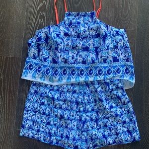 Lilly Pulitzer Celyn elephant romper